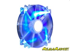 R4-LUS-07AB-GP    Cooler Master MegaFlow 200 Blue LED Silent Fan, 200, 3pin+Molex